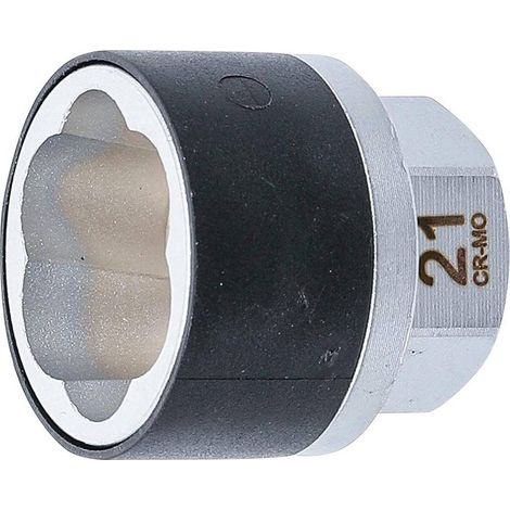 Douille Spiralée Extracteur de Vis 21 mm - Empreinte Six Pans Mâle - Extraction Facile et Efficace - D-Work (1/5)