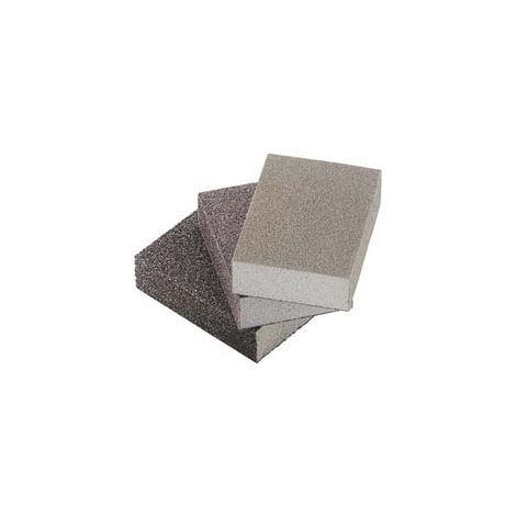 SPUGNE ABRASIVE A SAPONETTA GRINSPON- - grana media 100 - mm.100x66x26h. - 60 pezzi GRINDING