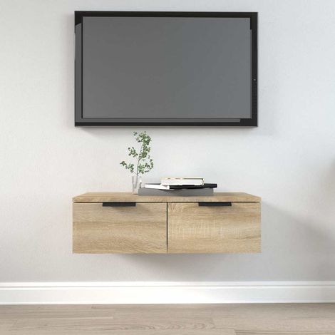 vidaXL Wall Cabinet Sonoma Oak 68x30x20 cm Engineered Wood (1/5)