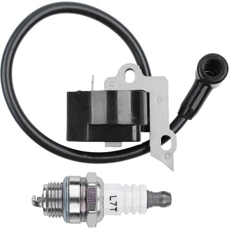 bobines d'allumage Module pour McCulloch MC4218AV MC4218 Mac738 Mac838 CS330 pour Poulan Pro PP4218AV PP3516AV SM4218AVX SM4518AVX pour Partner 738 545115801 585838301 avec Bougie d'allumage (1/5)