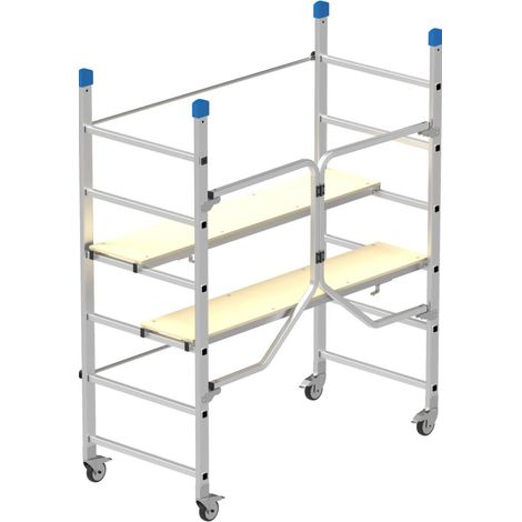 MARCHETTI DINAMICO 1 NUOVO MODELLO TRABATTELLO ALLUMINIO RICHIUDIBILE CON RUOTE (1/5)