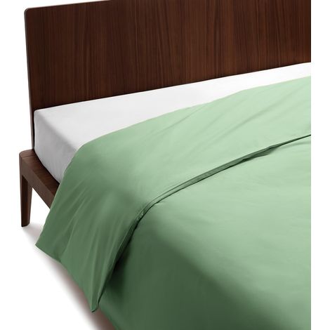 Housse de Couette 1 Personne 155x200 Coton 100% Percalle Frais et Respirant, Sac Couette Lestée avec Rabat 40 cm, Couverture Lestée Housses de Couettes Linge de Lit (1/5)