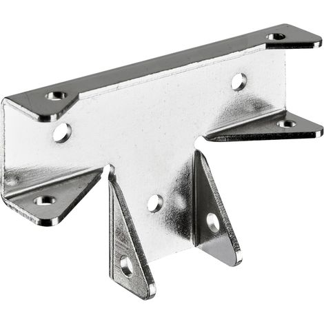 Hettich Winkelverbinder T Stahl 44 x 68 x 15 mm vernickelt Verbinder