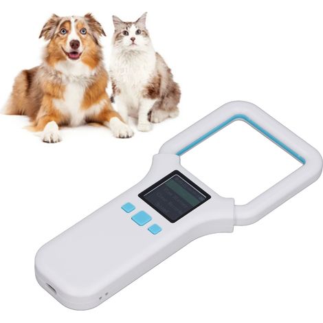 Lecteur de puces électroniques portables W91D avec connectivité Bluetooth (134,2 kHz/125 kHz) - Lecteur de micropuces pour animaux (EMID/FDX-B) (1/5)