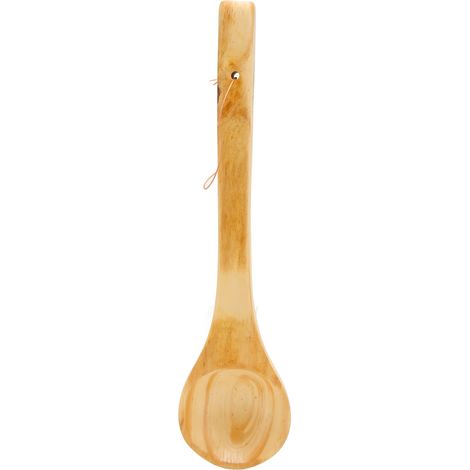 Louche de sauna grande capacité à long manche, louche portable en bois pour thé, vin et eau. (1/5)