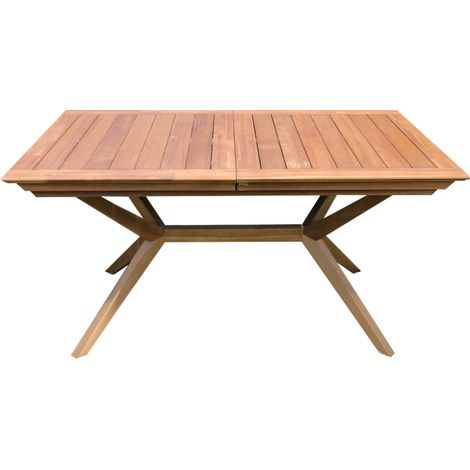 CAESAR - tavolo da giardino allungabile in legno massiccio di acacia (1/5)