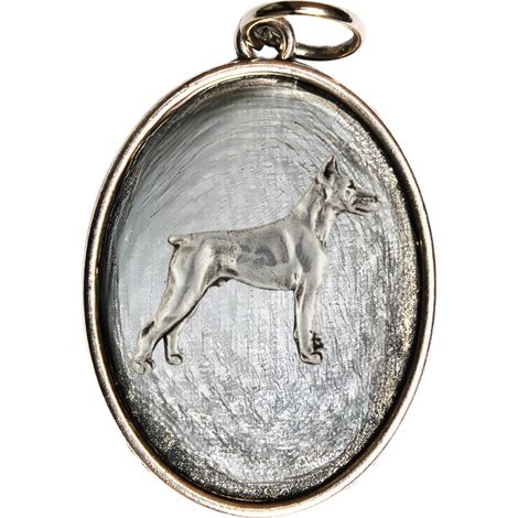 Doberman, Dobermann - collier pour chien, pendentif pour une maîtresse de chien, bijou unique d'Art-Dog (1/5)