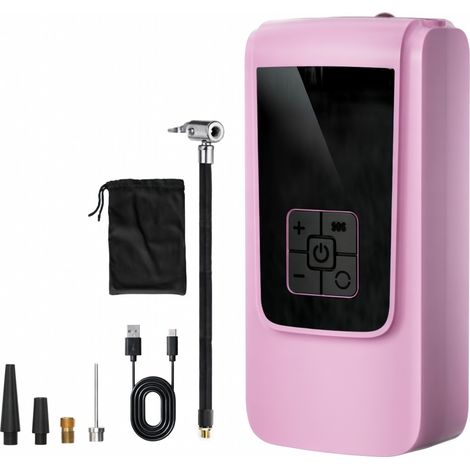 Gonfleur sans fil ST-9624B voiture - rose, double alimentation USB (1/5)