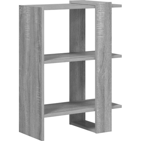 Estante de libros Gris Sonoma 52 x 25 x 71,5 cm vidaXL