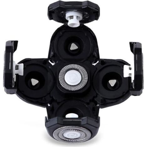 Kemei KM-5886 5D Austauschbare, schwimmende Scherköpfe für waschbare Elektrorasierer (1/4)
