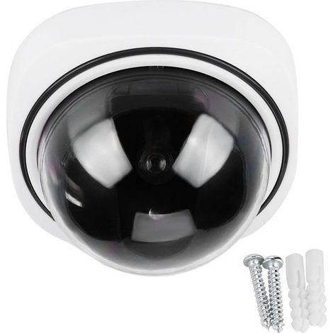 Fausse caméra dôme, bonne finition, facile à installer, pour la maison (1/5)