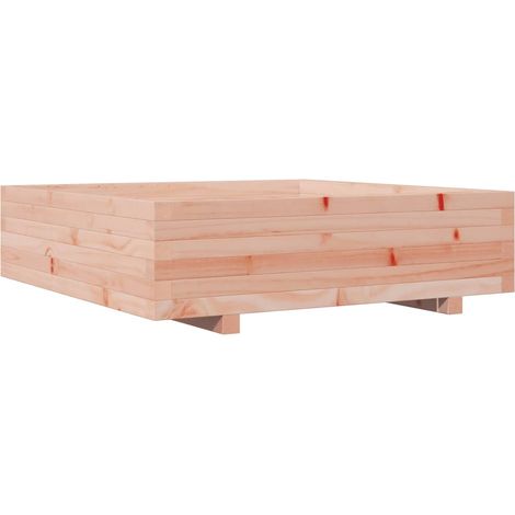 Fioriera da Giardino 90x90x26,5 cm in Legno Massello di Douglas vidaXL (1/5)