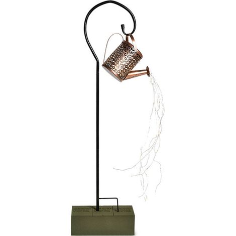Lampe Solaire De Jardin - Fontaine Lumineuse Solaire Étanche - Pour Extérieur Jardin Terrasse Balcon - Lot De 1 (1/5)