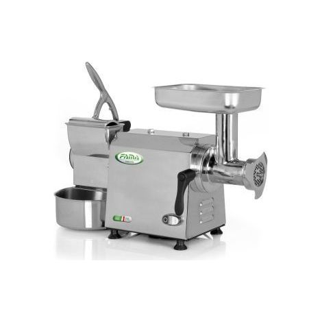 Hachoir à viande acier et râpe à fromage TGIK12 triphasé - Fama