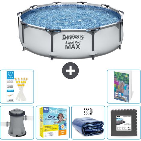 Bestway Steel Pro MAX Rund - 305x76 cm - 7-teilig S285