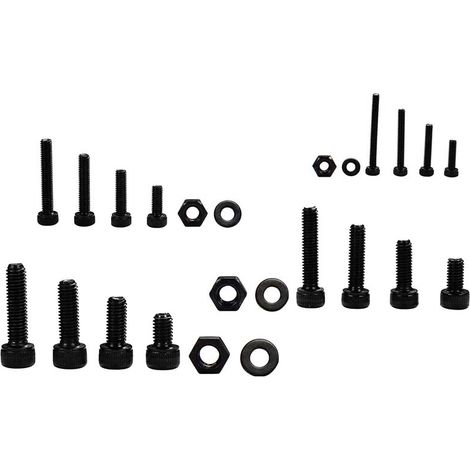 1060-teiliges Innensechskantschrauben-Mutternset aus legiertem Stahl, Schraubenkombinationsset aus Kohlenstoffstahl
