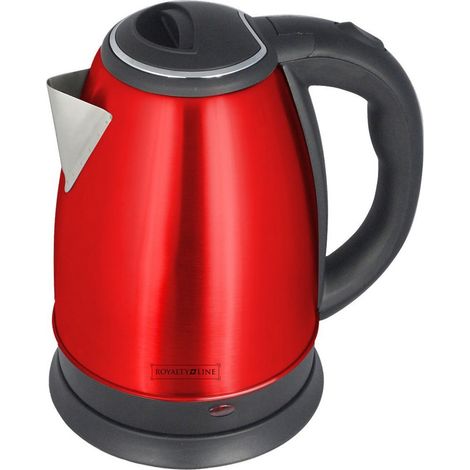 Trade Shop - INOX 1.8LT 2200W ACQUA CALDA BOLLILAT ROSSO -