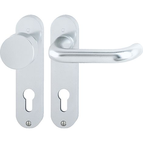 HOPPE® Wechselgarnitur mit Kurzschild Paris 58/300K/138L, Aluminium, 3418111 (1/2)