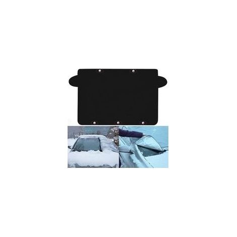 Housse de Pare-Brise Anti-Gel et Neige,Couverture Hiver Magnétique pour Auto Bache Pliable Renforcée pour Intempéries Soleil Pluie Givre Glace