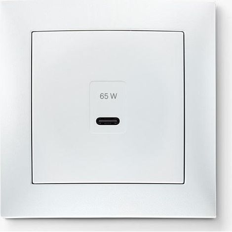 Modulo USB Berker 65W bianco porta USB Type-C