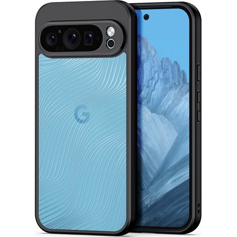 Funda DuxDucis para Google Pixel 9 Pro XL, funda Aimo, transparente/negra. (1/5)