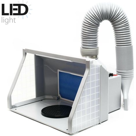 Cabina di aspirazione da 9 m³/min con illuminazione a LED e doppia ventilazione regolabile 160002403