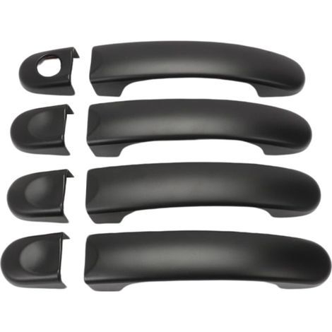Sliding Door Handle 8 pcs For T5 T6 Caddy 2003 2004 2005 2006 2007 2008 2009 2010 2011 Black (1/5)