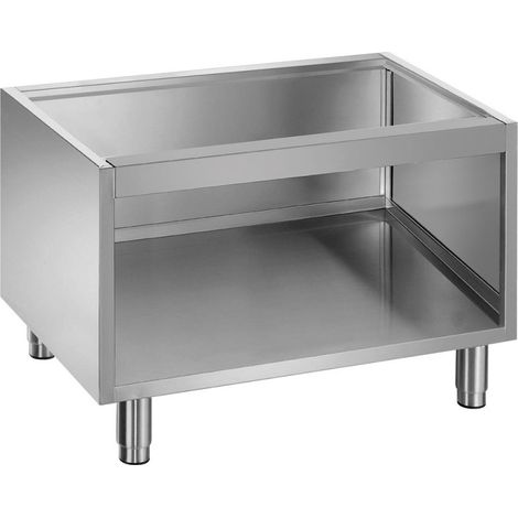Soubassement ouvert / pieds inox réglables - Diamond