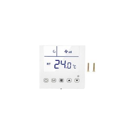Thermostat numérique pour climatisation – Fonction ventilation, affichage température, compatible hôtels & domiciles – 220 V (1/5)