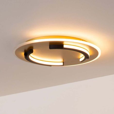 [NEUWERTIG] B-Ware Lucide Deckenleuchte Lampe Andreas LED Leuchte gold matt Ø40cm warmweiß 30W (1/2)