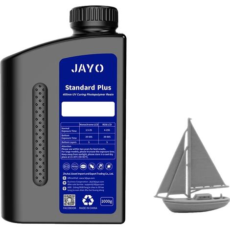 Resina para impresoras 3D, alta precisión, composición ecológica, ST Plus-GY-1KG (1/2)