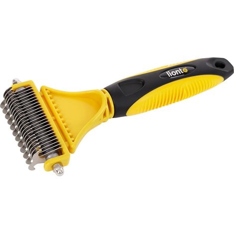 lionto Spazzola per Cani Rastrello per Sottopelo Pettine per Cani Spazzola per Sottopelo (1/5)