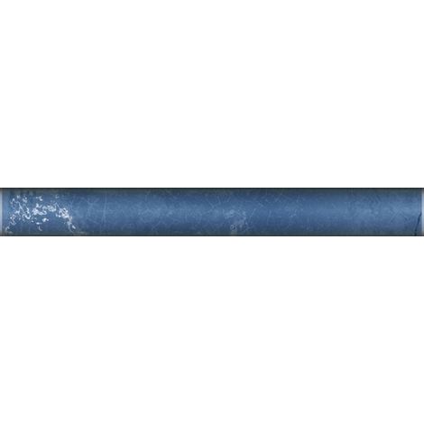Carrelage mural faience effet graphique MELLAH Baguette 13x1.5 cm Bleu - - boîte de 1.30 m2