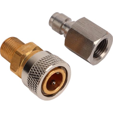 Connecteur rapide 1/8 BSPP à déconnexion rapide, prise femelle de charge, accessoires (1/5)
