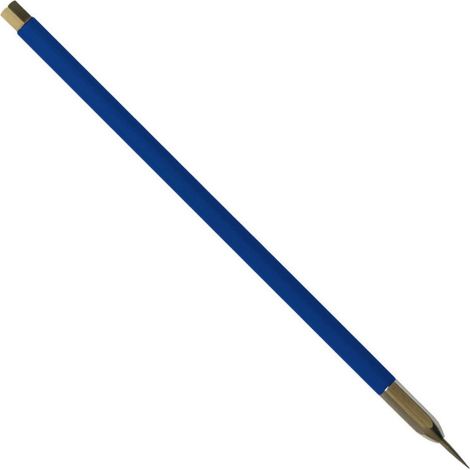 R100 2560816 pointe à tracer en métal dur 150 mm en acier avec revêtement plastique avec 12 embouts de la tige, poids : 30 g