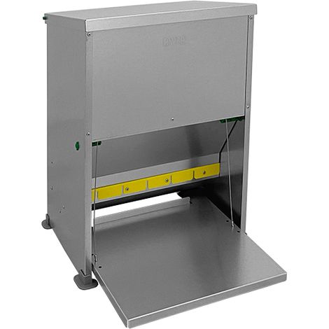 Mangeoire Anti Nuisible Volailles Alma Basica Tôle Galvanisée 19l - River Systems