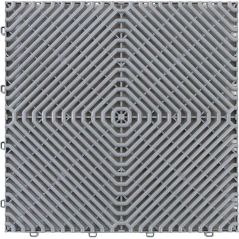 ArtPlast Suelo para exterior de 38,5x38,5 cm. Superficie 0,15 m² por lámina Colección ROMBO – Gris (1/5)