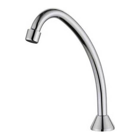 BOCCA MONOFORO CURVA PER RUBINETTI STEP Misura: Cromo