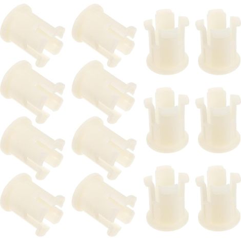 30pièces Manchons De Tige De Roulette Plastique Inserts Pour Roulettes De Chaise Et Meubles Fournitures De Réparation Mobilier (1/5)