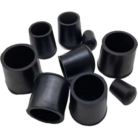 Embouts de pieds chaise en caoutchouc, 8 unités, 10-25 mm (1/5)