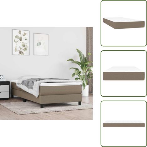 Taschenfederkernmatratze für Kinder Taupe 80x160 cm Stoff - Taschenfederkernmatratze Für Kinder - Taschenfederkernmatratzen Für Kinder - Matratze - Schlafzimmermöbel (1/5)