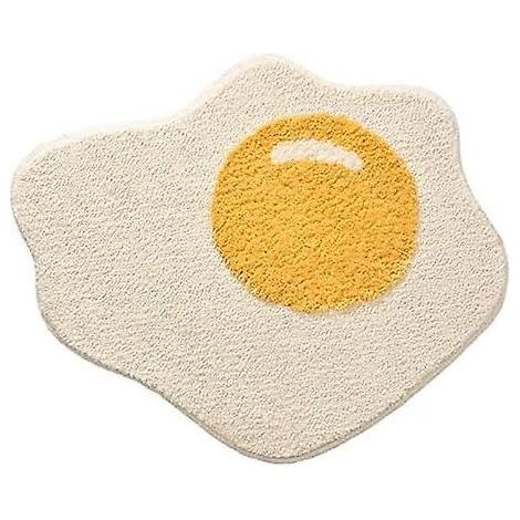 Tapis de bain à motif d'œufs, kit d'entrée, C-Bed, paillasson 70 x 58 cm (1/4)