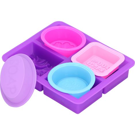 5-teiliges Silikon-Kuchenform-Set, lebensmittelecht, multifunktional, für Camping, Feiern und Restaurants (1/5)