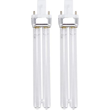 Zwei 11-Watt-UV-Sterilisationslampen, geeignet für Aquariensterilisatoren, G23-Fassung. (1/3)