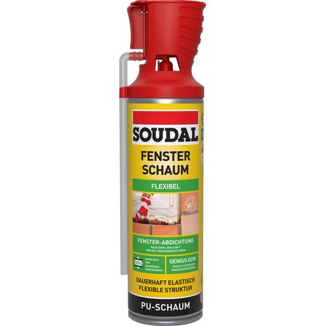 Soudal B2 Fensterschaum Genius Gun 500 ml Bauschaum