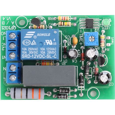 220VAC Timer Delay Switch Module Adjustable Timing Turn Off Board (010Min.)