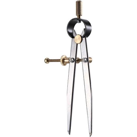Compas rotatif pour la fabrication de meubles et le travail du cuir - Outil de couture fait main - 125 mm (Argent)-125MM-Silver
