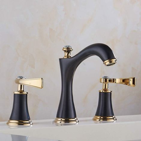 Ensemble de robinetterie européenne 3 pièces, mitigeur moderne et élégant pour cuisine et salle de bain (1/5)