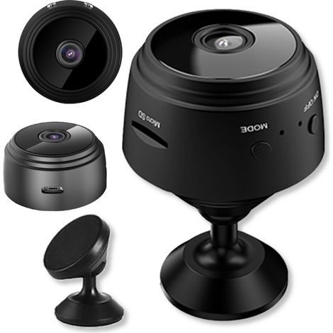 Mini-Kamera, WLAN-IP-Smart-Spionagekamera, Full HD für Micro-SD-Karte, 360° (1/5)