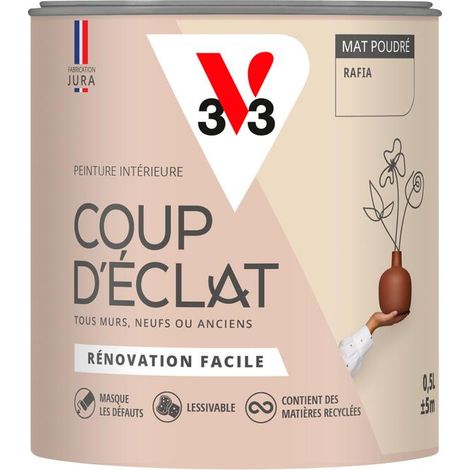 Peinture murale intérieure Coup d'Éclat® V33 Rafia Mat Poudré 0,5L